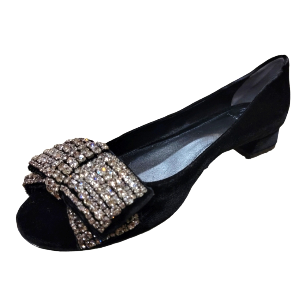Tory Burch Josephine Jeweled 25 MM Pump | Velvet | Size 7 | New in Box